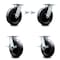 Service Caster 8 Inch Kingpinless Polyolefin Wheel Caster Swivel Locks 2 Brakes SCC, 2PK SCC-KP30S820-POR-BSL-2-SLB-2 - alternate 1